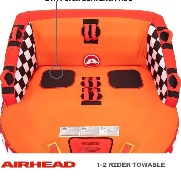 AirHead BIG Mable 1-2 rider towable tube for 🛥️ boating and 🌊 water sports - Picture 6 of 7